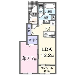 エスポワール小林Iの物件間取画像